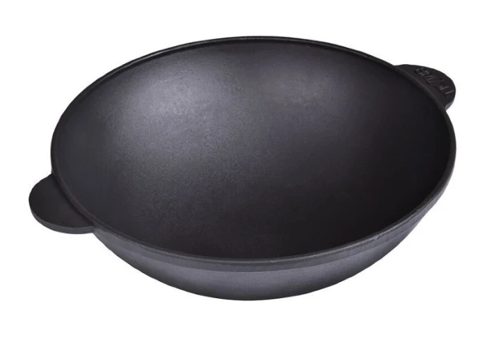 Сковорода-вок чугунная без крышки Brizoll W28 (3,7 л) Сковорода-вок чугунная без крышки Brizoll W28 (3,7 л)