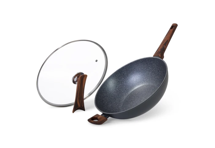 Сковорода-вок с крышкой Fissman Capella 14957 (30x8,5 см) Сковорода-вок с крышкой Fissman Capella 14957 (30x8,5 см)