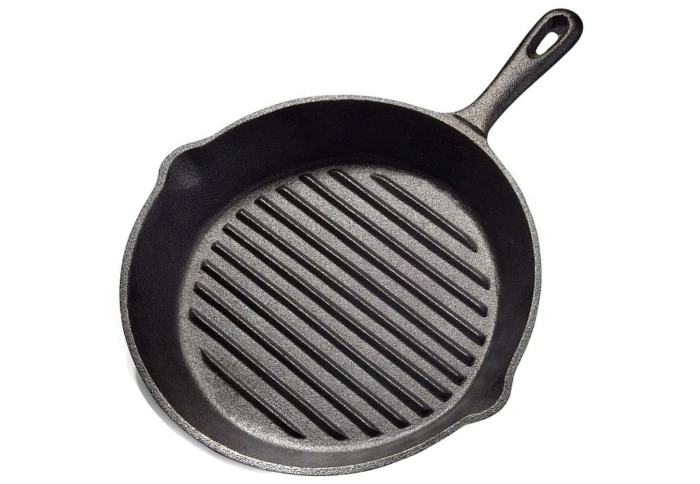 Сковорода-гриль чугунная Fissman 4067 (18х4 см) Сковорода-гриль чугунная Fissman 4067 (18х4 см)