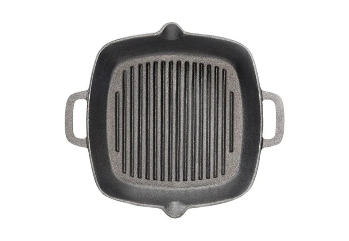 Квадратная сковорода-гриль с двумя боковыми ручками чугунная Fissman 4097 (26x5 см) Квадратная сковорода-гриль с двумя боковыми ручками чугунная Fissman 4097 (26x5 см)