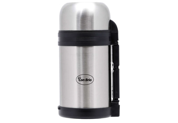 Вакуумный термос со складной ручкой Con Brio CB-327 (1 л) Вакуумный термос со складной ручкой Con Brio CB-327 (1 л)
