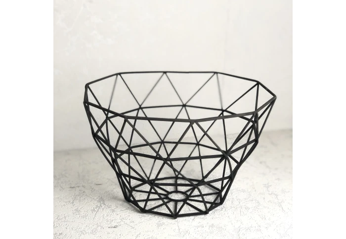 Фруктовница металлическая Десятигранная 91735685 (260x180 мм) Фруктовница металлическая Десятигранная 91735685 (260x180 мм)