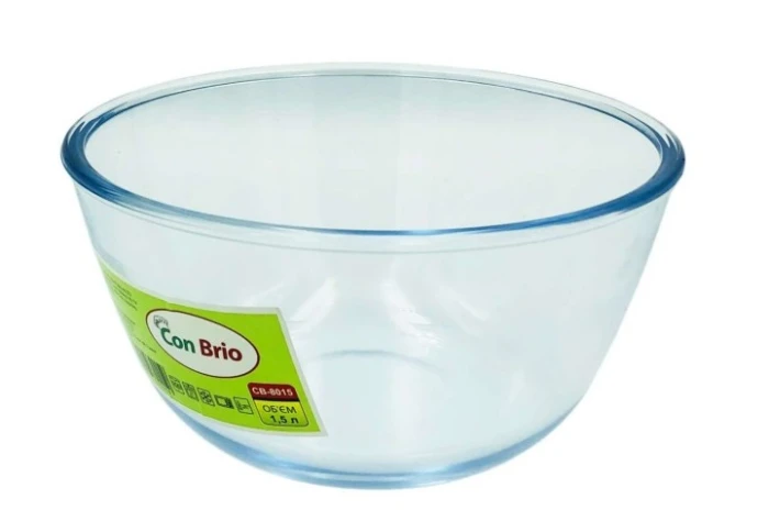 Салатник стеклянный Con Brio CB-8015 (1,5 л) Салатник стеклянный Con Brio CB-8015 (1,5 л)