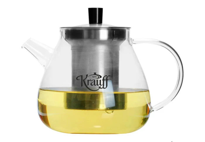Заварник скляний з металевим ситом Krauff 26-289-003 (900 мл)