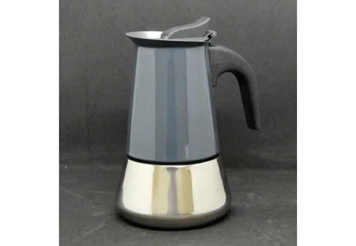 Гейзерная кофеварка из нержавеющей на 2 порции Smallens Грей 16615-6 (100 мл)