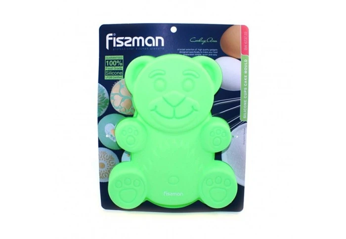 Силіконова форма для випічки кексів ВЕДМЕЖА Fissman 6737
