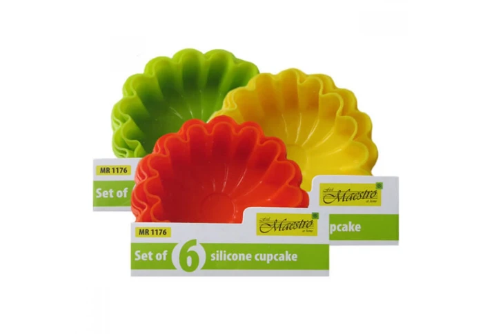 Набор силиконовых форм для выпечки Maestro MR-1176 (6 шт) Набор силиконовых форм для выпечки Maestro MR-1176 (6 шт)