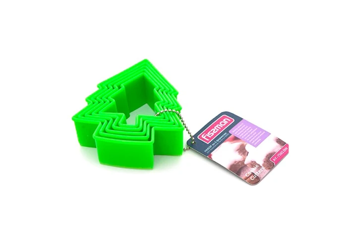 Набор формочек для печенья Елочка Fissman 7593 (5 шт) Набор формочек для печенья Елочка Fissman 7593 (5 шт)