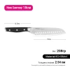 Ніж сантоку DEMI CHEF Fissman 2365 (18 см)