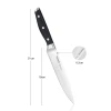 Ніж гастрономічний DEMI CHEF Fissman 2364 (18 см)