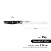 Ніж для тонкої нарізки DEMI CHEF Fissman 2366 (15 см)