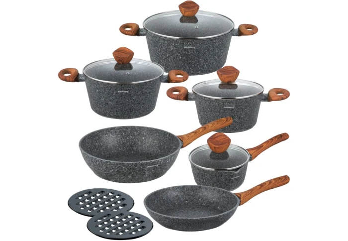 Набор кастрюль с мраморным покрытием Klausberg KB-7242 (12 предметов) Набор кастрюль с мраморным покрытием Klausberg KB-7242 (12 предметов)