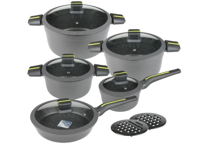 Набор кастрюль с мраморным покрытием Klausberg KB-7358 (12 предметов) Набор кастрюль с мраморным покрытием Klausberg KB-7358 (12 предметов)