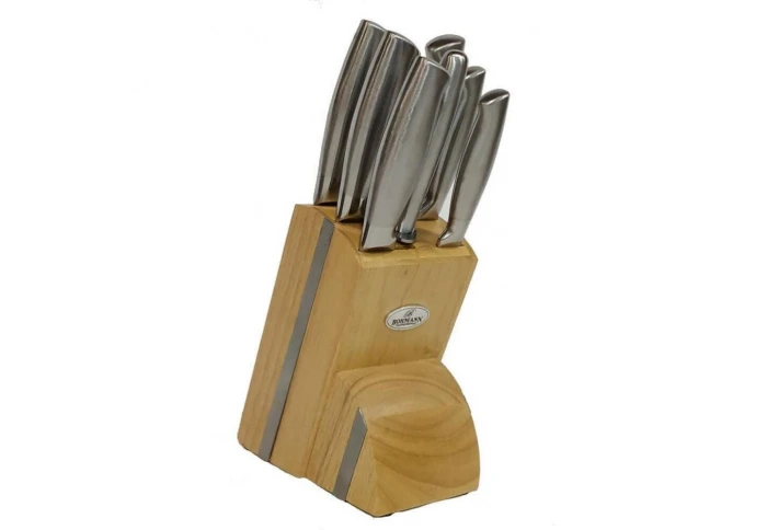 Набор кухонных ножей с подставкой Bohmann BH-5041 (8 предметов) Набор кухонных ножей с подставкой Bohmann BH-5041 (8 предметов)