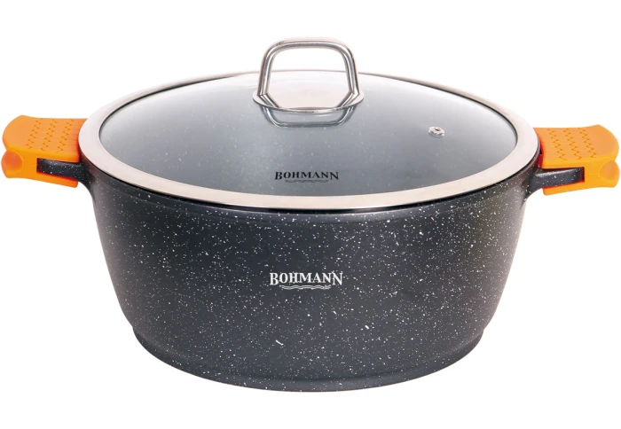 Каструля з мармуровим покриттям Bohmann BH-7350-20-MRB (2,2 л)