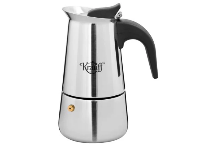 Гейзерна кавоварка Krauff 26-203-070 на 9 чашок (450 мл)