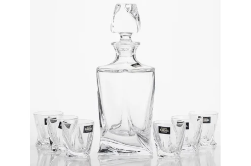 Набор для водки Quadro Bohemia 99999-99A44-117 (7 предметов) Набор для водки Quadro Bohemia 99999-99A44-117 (7 предметов)