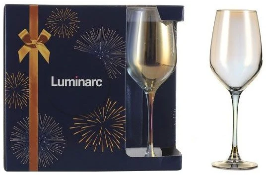 Келихи для вина Luminarc Селект Золотистий хамелеон 1638P (350 мл 6 шт) Келихи для вина Luminarc Селект Золотистий хамелеон 1638P (350 мл 6 шт)