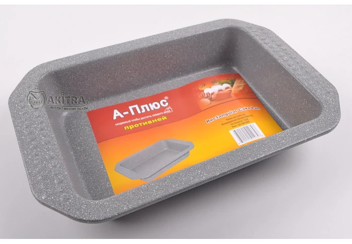 Противень для духовки стальной с мраморным покрытием А-плюс 1285