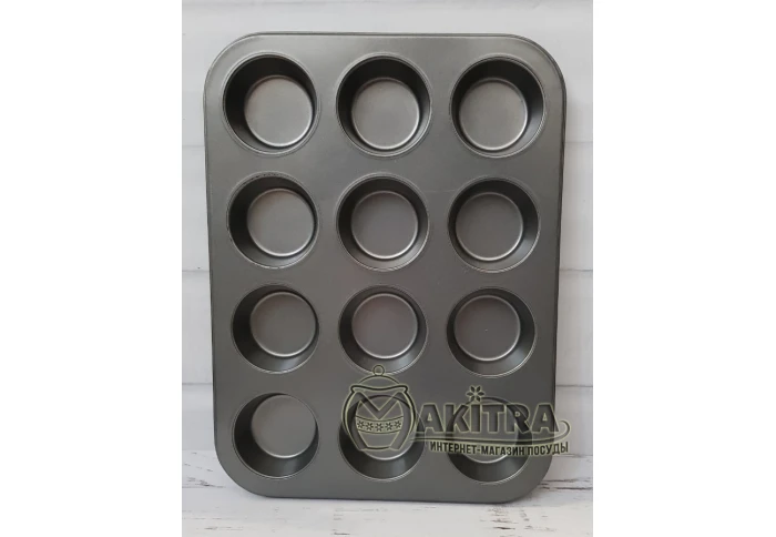 Форма для випічки мафінів з вуглецевої сталі Frico FRU-162