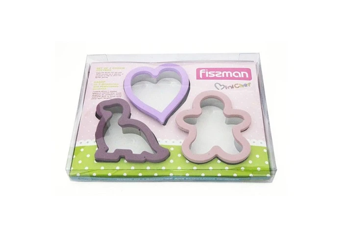 Набор из 3 форм для печенья Fissman AY-8570.BW Набор из 3 форм для печенья Fissman AY-8570.BW