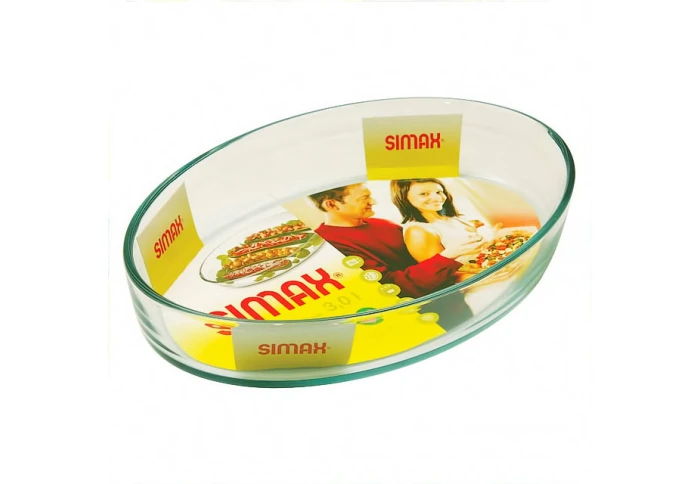 Противень для запекания в духовке и СВЧ овальный Simax 7127 (2,2 л)