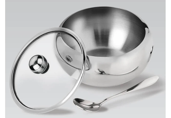 Цукорниця з ложкою Maestro MR-1696L (560 мл) Цукорниця з ложкою Maestro MR-1696L (560 мл)