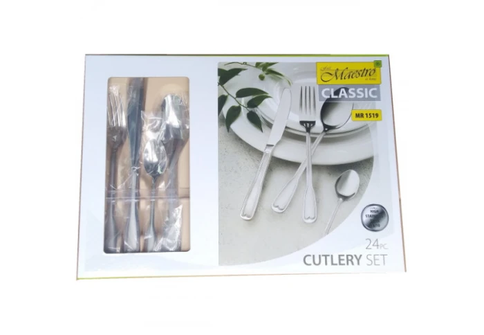 Набір столових приладів Maestro MR-1519 (24 предмета) Набір столових приладів Maestro MR-1519 (24 предмета)