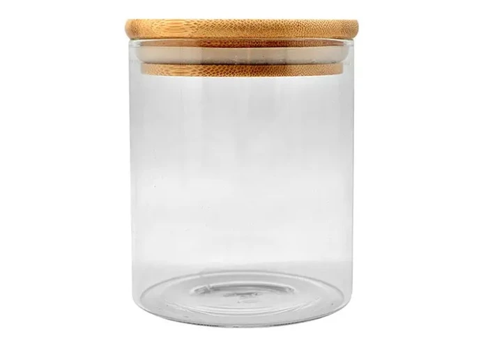 Банка стеклянная круглая с бамбуковой крышкой Dynasty 24098 (850 мл)