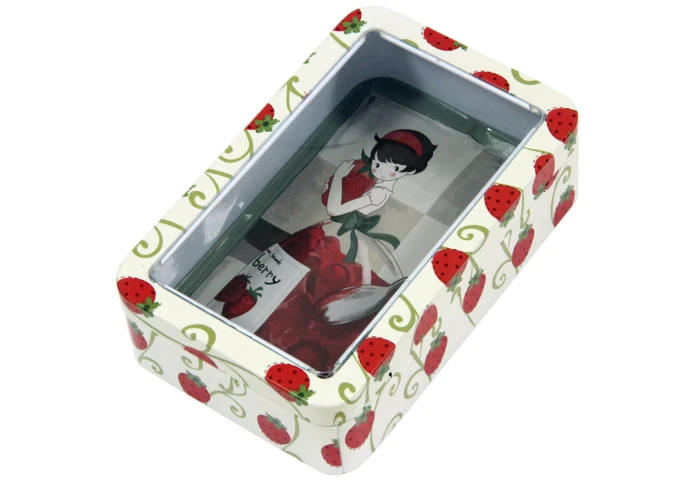 Банка для чаю та кави Полуничка 7285-B-JC-02 (300 г) Банка для чаю та кави Полуничка 7285-B-JC-02 (300 г)