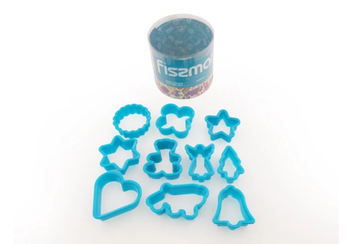Набор из 10 мини-формочек для печенья Fissman AY-7468.BW Набор из 10 мини-формочек для печенья Fissman AY-7468.BW