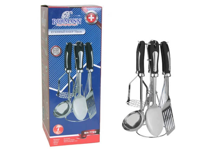 Кухонный набор из нержавеющей стали Bohmann BH-7789 (7 предметов) Кухонный набор из нержавеющей стали Bohmann BH-7789 (7 предметов)