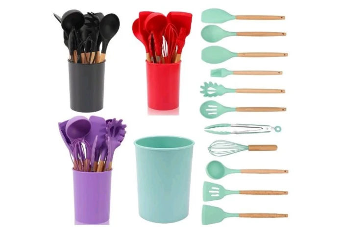 Набор кухонных принадлежностей с подставкой Edenberg EB-3610 (12 предметов)