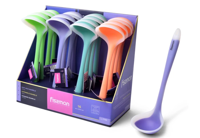 Ополоник силіконовий AQUARELLE Fissman 7740 Ополоник силіконовий AQUARELLE Fissman 7740