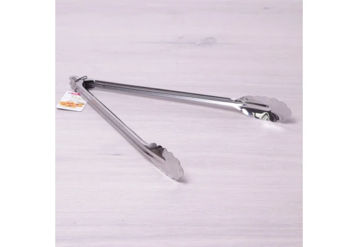 Кухонні щипці з нержавіючої сталі Kamille 7523 (35,5 см)