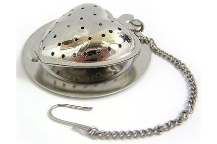 Ситечко на ланцюжку з нержавіючої сталі Серце-еліт 2090 Ситечко на ланцюжку з нержавіючої сталі Серце-еліт 2090