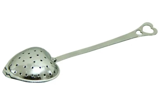 Сито-ложка з відкидною кришкою з нержавіючої сталі Серце 34633-2 Сито-ложка з відкидною кришкою з нержавіючої сталі Серце 34633-2