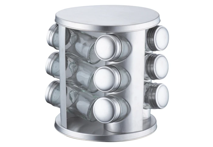 Набор для специй на вращающейся подставке Benson BN-100176 (13 предметов) Набор для специй на вращающейся подставке Benson BN-100176 (13 предметов)