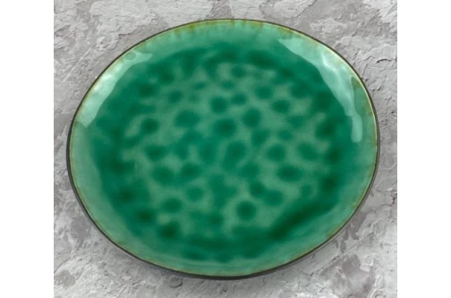 Тарелка керамическая Зеленая лагуна Olens JM1004 (21 см)