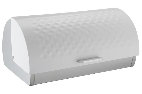 Хлебница металлическая белая Maestro MR-1676-white