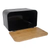 Хлібниця металева чорна Maestro MR-1770-black