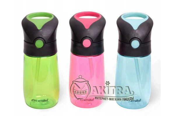 Бутылка пластиковая Спорт Kamille KM 2300 (350 мл)
