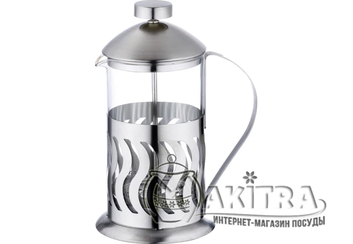 Заварник френч-пресс из нержавеющей стали Wellberg WB 1913 (600 мл)