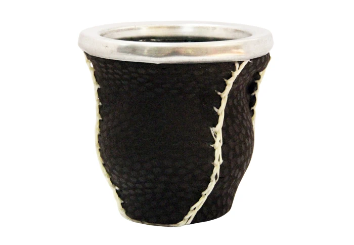 Калебас скляний в шкіряній оплітці «Капибара» CA-UK-6 (200 мл)