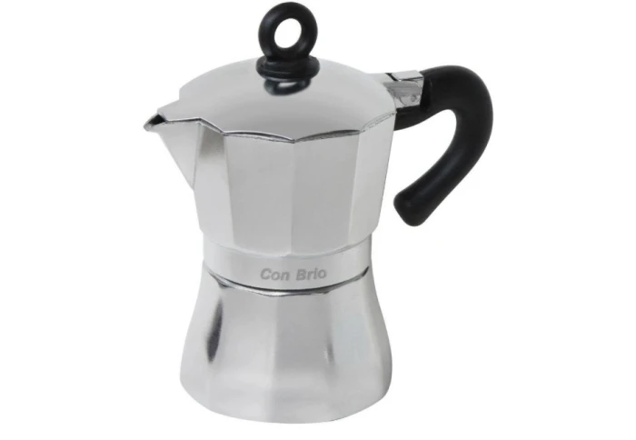 Гейзерная алюминиевая кофеварка на 3 чашки Con Brio CB-6503
