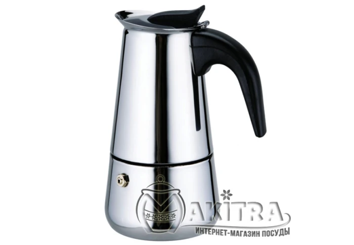 Кофеварка из нержавеющей стали 4 порции Kamille 0660 (200 мл)