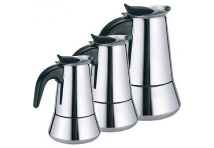 Гейзерная кофеварка с толстым дном Maestro MR 1660-4 на 4 чашки (200 мл)