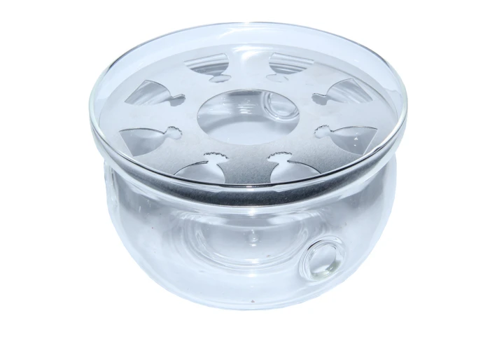 Подставка под заварочный чайник со свечой стеклянная 34288-7