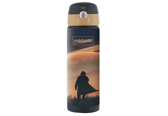 Термокружка з нержавіючої сталі Maestro MR-1634-D (400 мл) Термокружка з нержавіючої сталі Maestro MR-1634-D (400 мл)