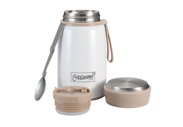 Пищевой термос с широким горлом из нержавеющей стали Maestro MR-1646-53 (530 мл) Пищевой термос с широким горлом из нержавеющей стали Maestro MR-1646-53 (530 мл)